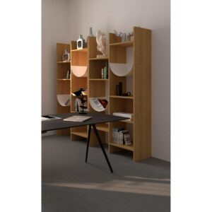 Стеллаж с металлическими деталями Native DEVI HOME