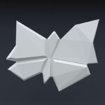 Гипсовая панель Бабочка Gesso 3D