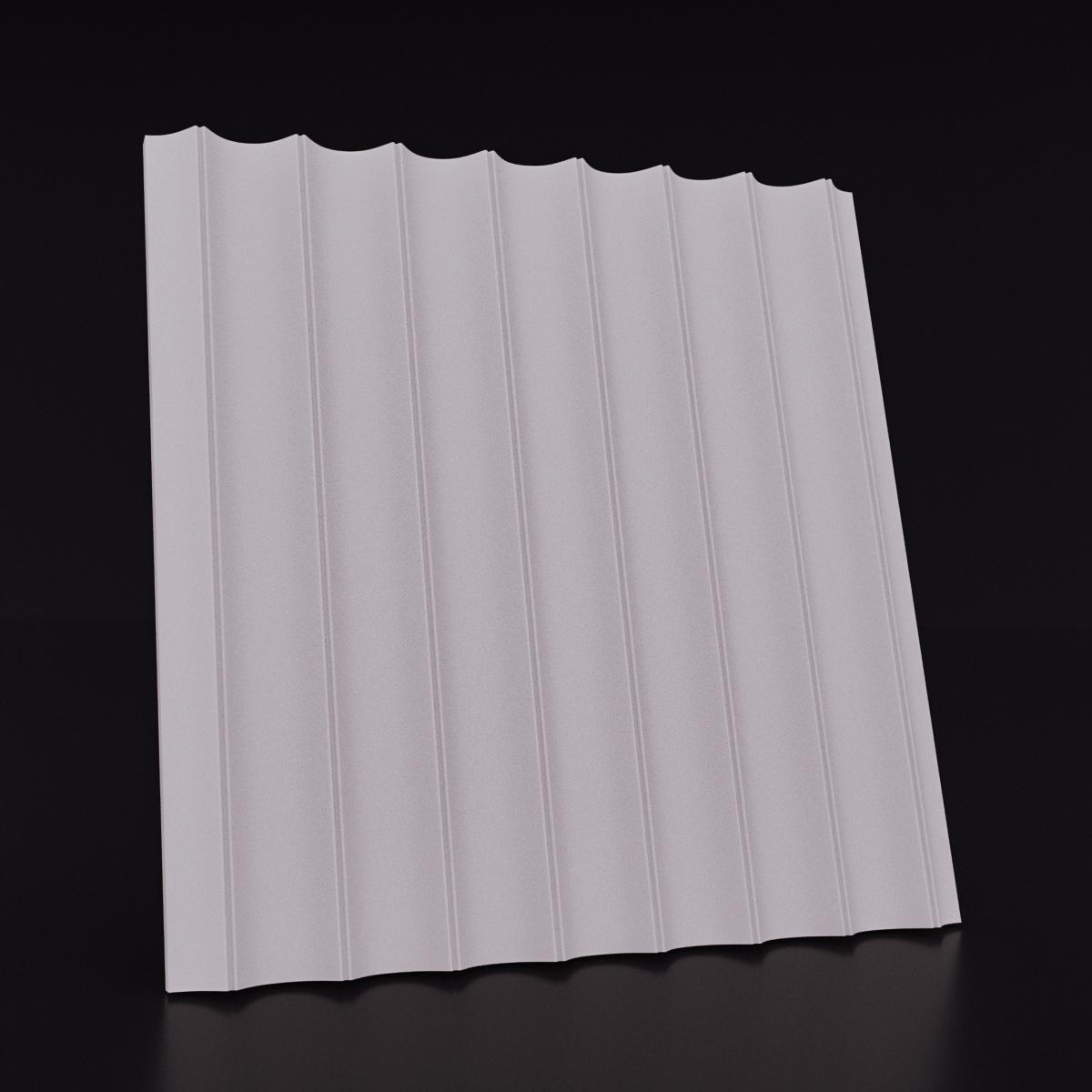 Гипсовая 3D панель Рейка фигурная Gesso 3D Гипсовая 3D панель Рейка фигурная Gesso 3D