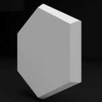 Гипсовая 3D панель Bevel Gesso 3D