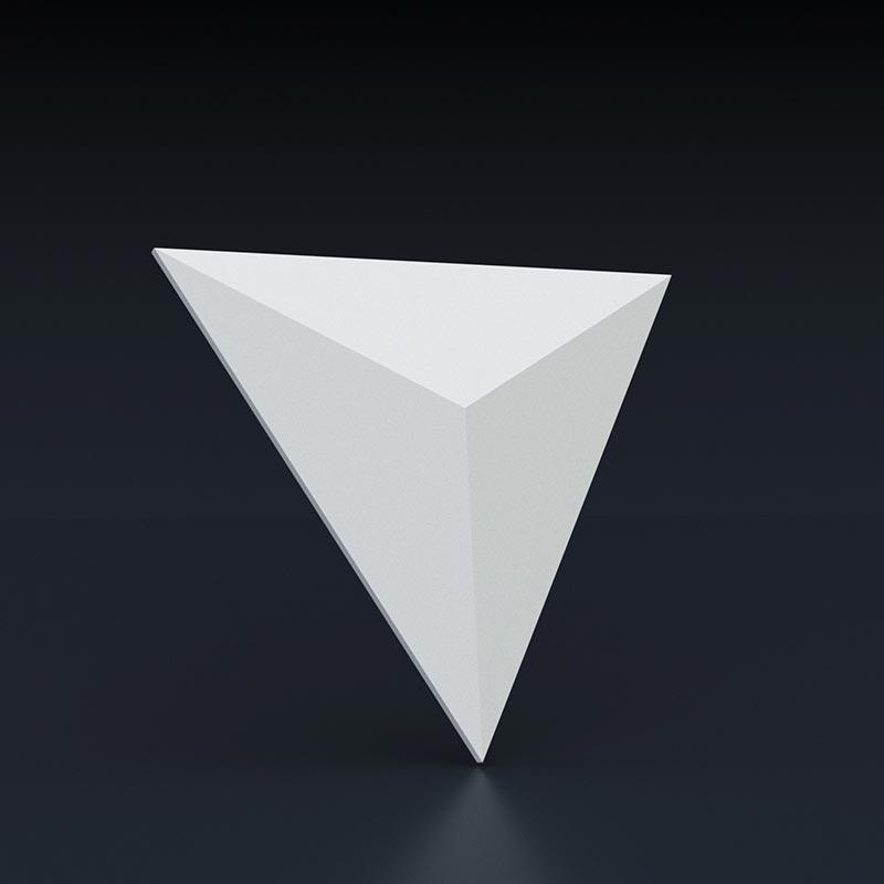 Гипсовая панель Треугольник Gesso 3D Гипсовая панель Треугольник Gesso 3D