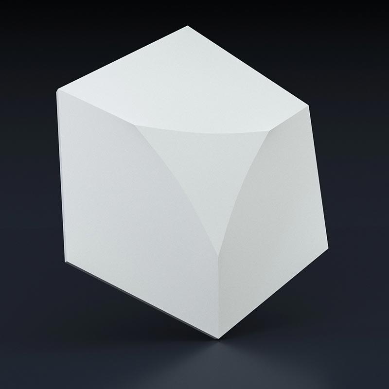 Гипсовая панель Шестигранник выпуклый Gesso 3D Гипсовая панель Шестигранник выпуклый Gesso 3D