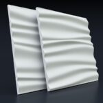 Гипсовая 3D панель Волна двойная мягкая Gesso 3D