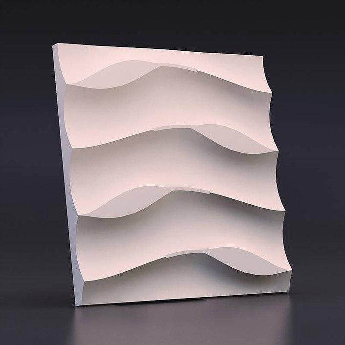 Гипсовая 3D панель Листья на песке Gesso 3D Гипсовая 3D панель Листья на песке Gesso 3D