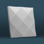 Гипсовая 3D панель Ромбы Gesso 3D