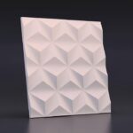 Гипсовая 3D панель Гексакуб Gesso 3D
