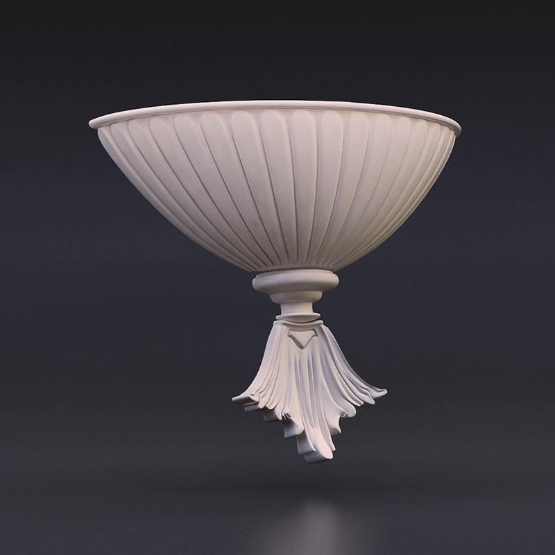 Светильник гипсовый Модель 01 Gesso 3D Светильник гипсовый Модель 01 Gesso 3D