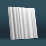 Гипсовая 3D панель Ткань Gesso 3D