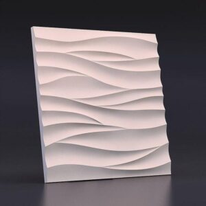 Гипсовая 3D панель Острые волны Gesso 3D