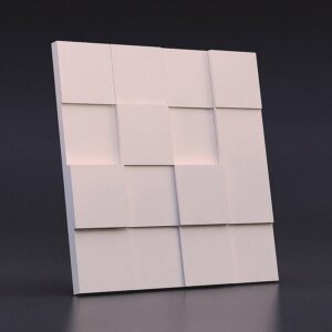 Гипсовая 3D панель Квадрат разноуровневый Gesso 3D