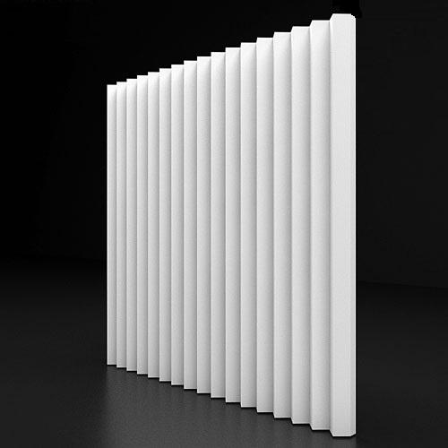 Гипсовая 3D панель Zigzag Gesso 3D Гипсовая 3D панель Zigzag Gesso 3D