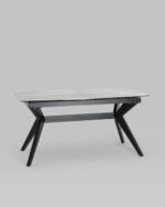Стол обеденный Аркада раскладной 160-210*90 керамика темная УТ000034992 Stool Group