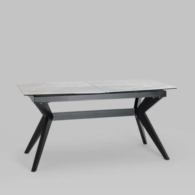 Стол обеденный Аркада раскладной 160-210*90 керамика темная УТ000034992 Stool Group