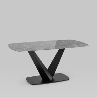 Стол обеденный Аврора 160*90 керамика черная УТ000036908 Stool Group