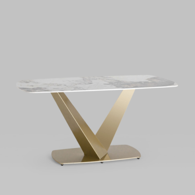 Стол обеденный Аврора 160*90 керамика светлая УТ000034889 Stool Group