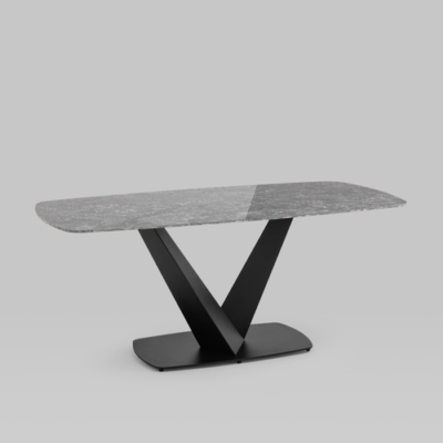 Стол обеденный Аврора 180*90 керамика черная УТ000036907 Stool Group