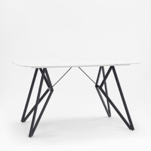 Стол обеденный Денвер 140*90 белый стеклянный УТ000002661 Stool Group