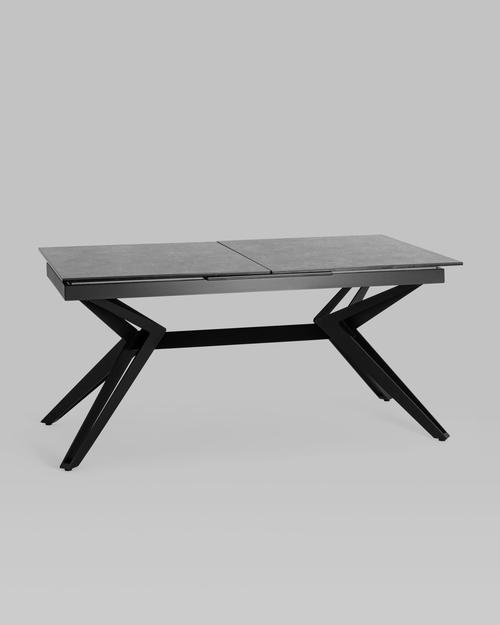Стол обеденный Олимпия раскладной 160-210*90 керамика темная УТ000034893 Stool Group Стол обеденный Олимпия раскладной 160-210*90 керамика темная УТ000034893 Stool Group