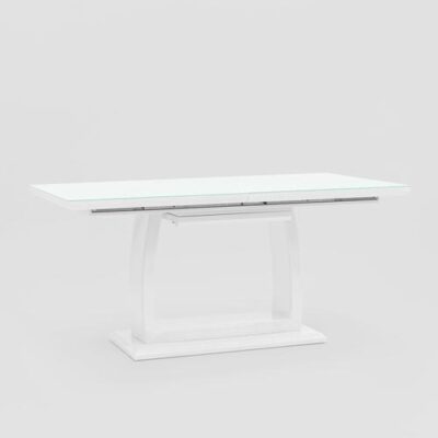 Стол обеденный Орлеан раскладной 160-215*90 глянцевый белый УТ000003494 Stool Group