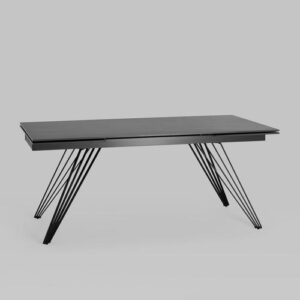 Стол обеденный Пандора раскладной 180-280*90 керамика темная УТ000034892 Stool Group