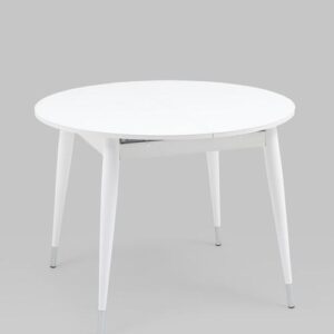 Стол обеденный Сидней раскладной 100-130 белый матовый УТ000036198 Stool Group