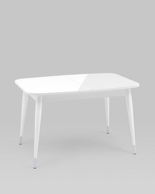Стол обеденный Сидней раскладной 120-160*80 белый глянцевый УТ000036209 Stool Group Стол обеденный Сидней раскладной 120-160*80 белый глянцевый УТ000036209 Stool Group