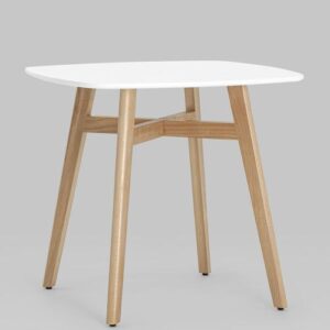 Стол обеденный Target 80*80 белый ножки массив бука УТ000005563 Stool Group