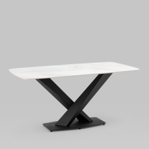Стол обеденный Belle 160х90 белый мрамор УТ000038274 Stool Group