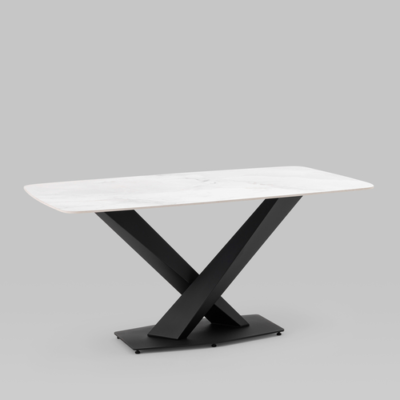 Стол обеденный Belle 160х90 белый мрамор УТ000038274 Stool Group
