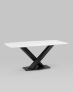 Стол обеденный Belle 180х90 белый мрамор УТ000038273 Stool Group