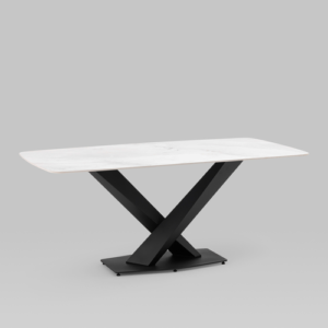Стол обеденный Belle 180х90 белый мрамор УТ000038273 Stool Group