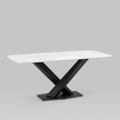 Стол обеденный Belle 180х90 белый мрамор УТ000038273 Stool Group