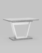 Стол Vector 120-160*80 бетон/белый УТ000021741 Stool Group