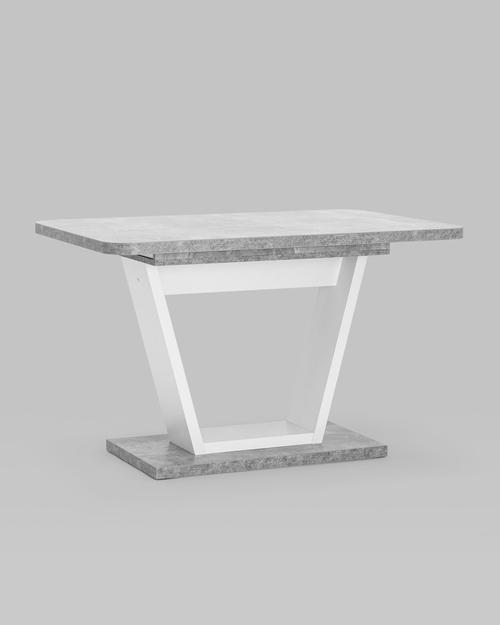 Стол Vector 120-160*80 бетон/белый УТ000021741 Stool Group Стол Vector 120-160*80 бетон/белый УТ000021741 Stool Group