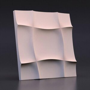 Гипсовая 3D панель Мягкий квадрат Gesso 3D