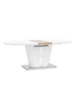Стол обеденный Мулен раскладной 160-220*90 глянцевый белый УТ000003498 Stool Group