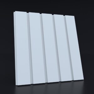 Гипсовая 3D панель Рейка широкая Gesso 3D