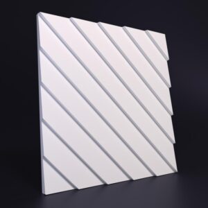Гипсовая 3D панель Рейка диагональная Gesso 3D