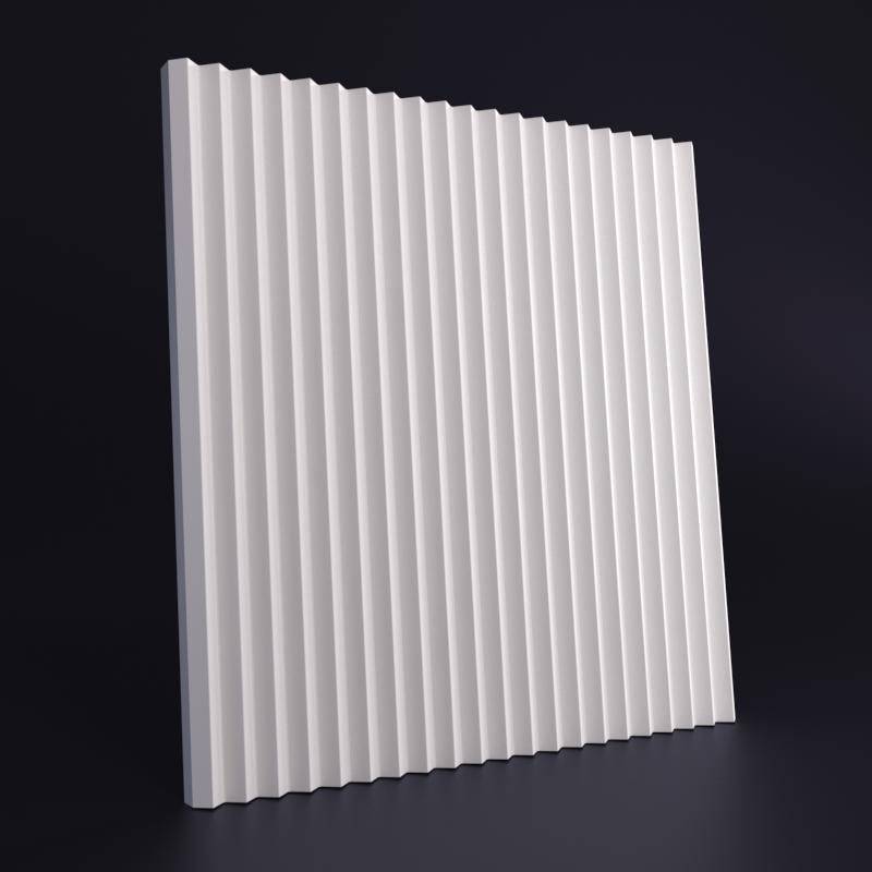 Гипсовая 3D панель Консул 3 прямой Gesso 3D Гипсовая 3D панель Консул 3 прямой Gesso 3D