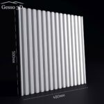 Гипсовая 3D панель Рейка Gesso 3D