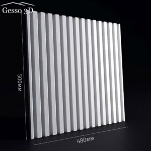 Гипсовая 3D панель Рейка Gesso 3D