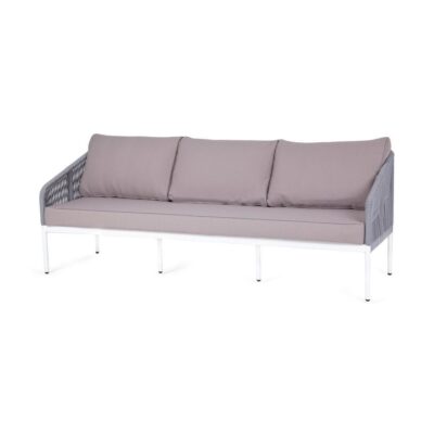 Канны диван 3-местный плетеный из роупа