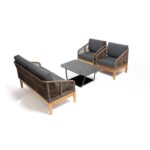 ткань темно-серая KANS2C2TJ-4-SET-gran brown(D-gray)