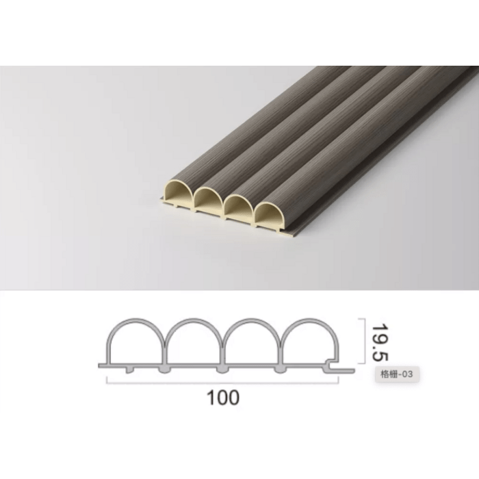 Дуговая панель 100 FLUTED/100х19.5 listru home Дуговая панель 100 FLUTED/100х19.5 listru home
