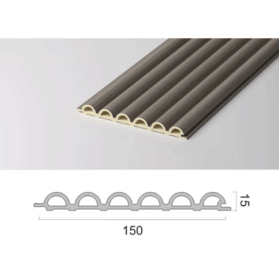 Дуговая панель 150 FLUTED/150х15 listru home