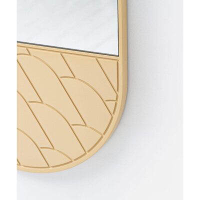 Овальное зеркало с орнаментом Banska Leaf