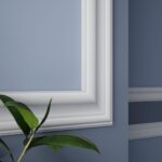 Молдинг белый Ultrawood арт. U 0009 p (2000 х 55 х 15 мм)
