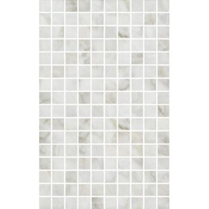 MM6432 Кантата мозаичный белый глянцевый 25x40x0