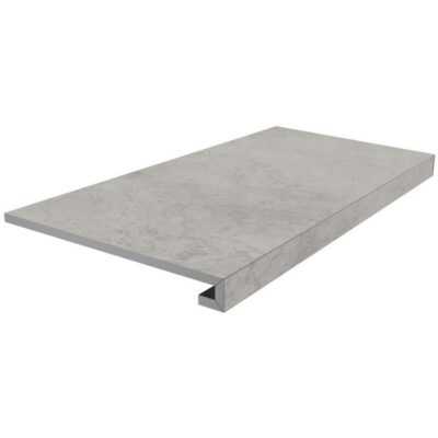 SG850390R/GCF Ступень клееная Риальто серый светлый матовый 33x80x0