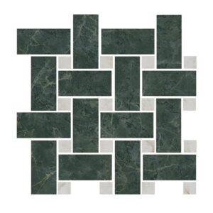 T038/SG6542 Серенада мозаичный зеленый лаппатированный 32x32x0